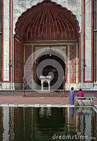 Jama Masjid Editorial Stock Photo